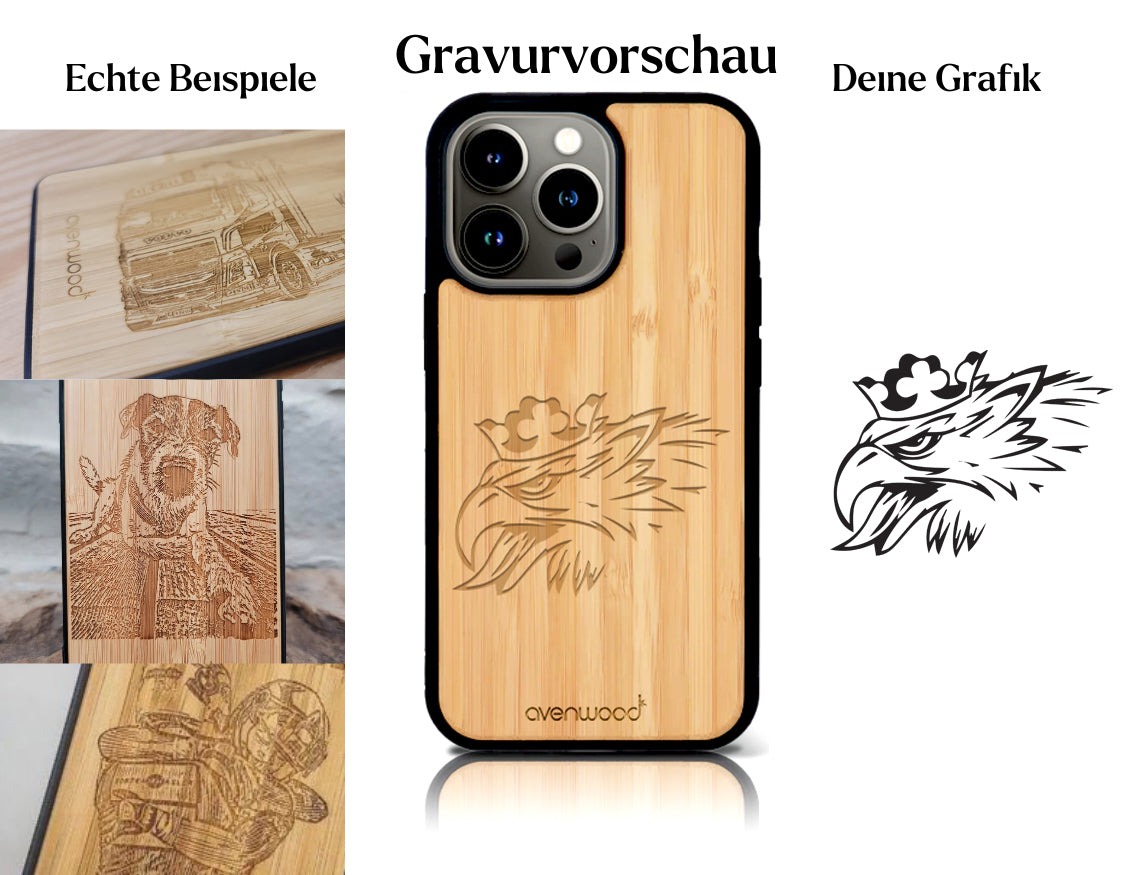INDIVIDUEL iPhone 15 Pro bambou plastique